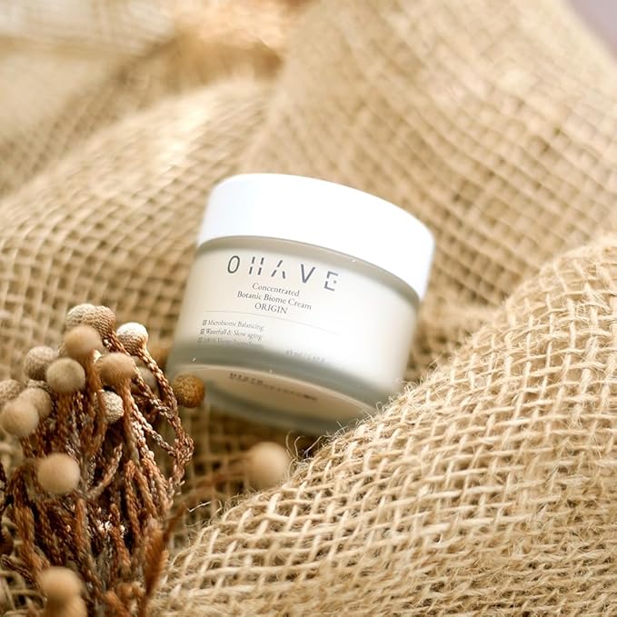 OHAVE Soothing Moisture Cream - Hydrating & Calming Face Moisturizer for Sensitive Skin, Natural Botanical Ingredients, Deep Nourishment, Lightweight & Non-Greasy, 50ml