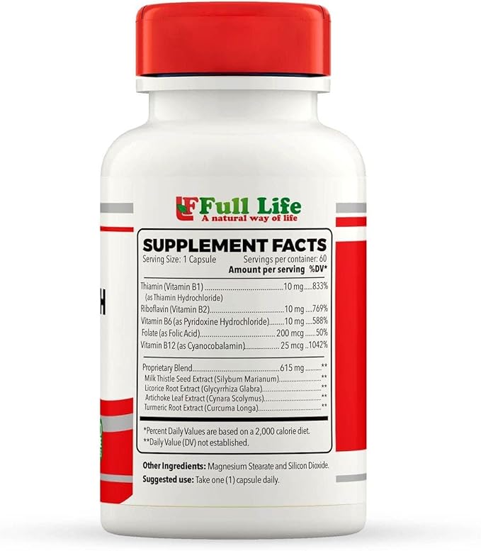 Full Life Liver Health Formula 60 Veggie