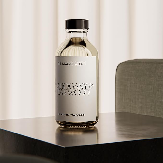 Mahogany & Teakwood Oils for Diffuser - HVAC, Cold-Air, & Ultrasonic Diffuser Oil Inspired by Abercrombie & Fitch - Essential Oils for Diffusers Aromatherapy - 8.5 fl oz, 250 mL