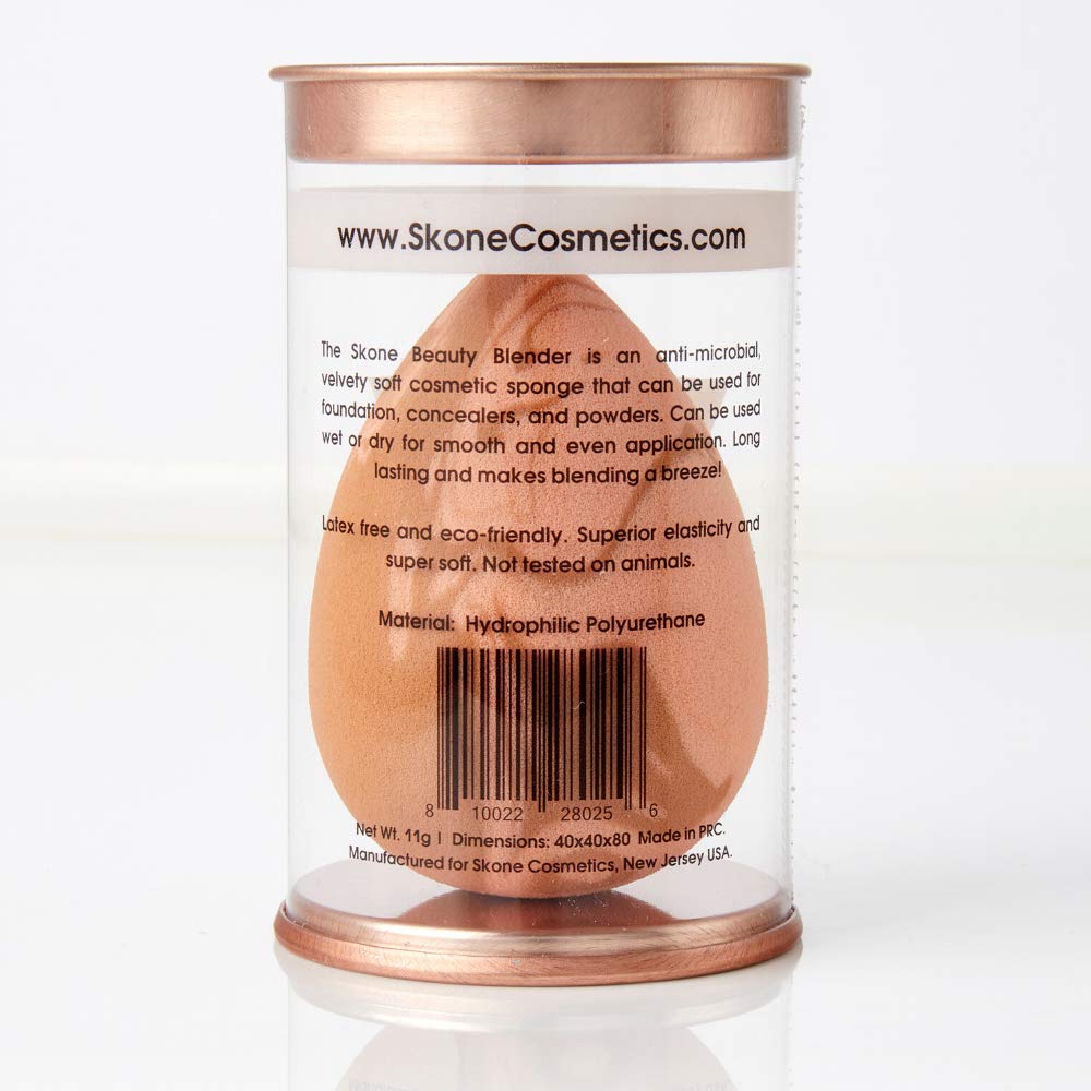 Skone Cosmetics Blending Sponge - Makeup Sponge Applicator for Blending Foundation- Flawless Foundation Beauty Sponge - Makeup Sponges - Makeup Blender Sponge - Beauty Blender Sponge