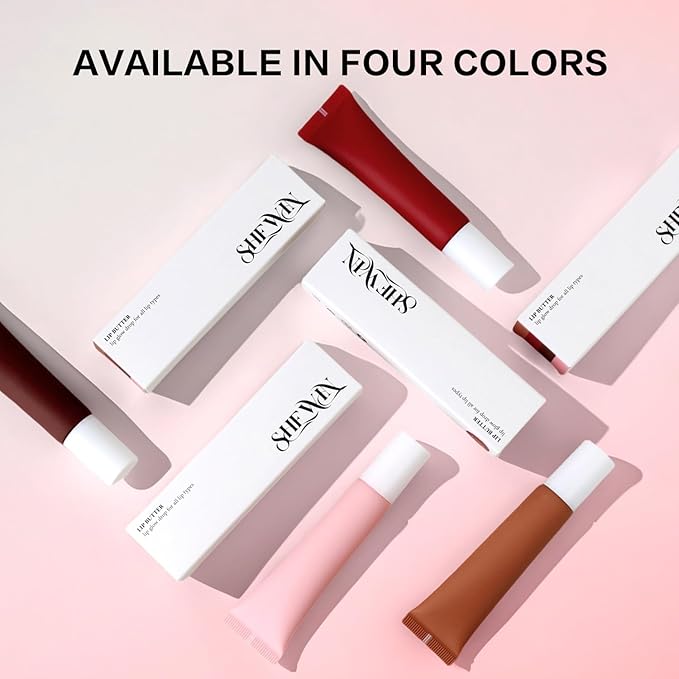 Tinted Lip Butter Balm - Vegan Lip Balm for Instant Moisture, Shine & Hydration - Sheer-Tinted, Soothing Skincare (Vanilla)