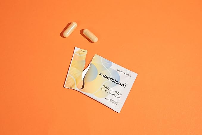 superbloom Recovery Liver Support 10 Sachets, 20 Capsules