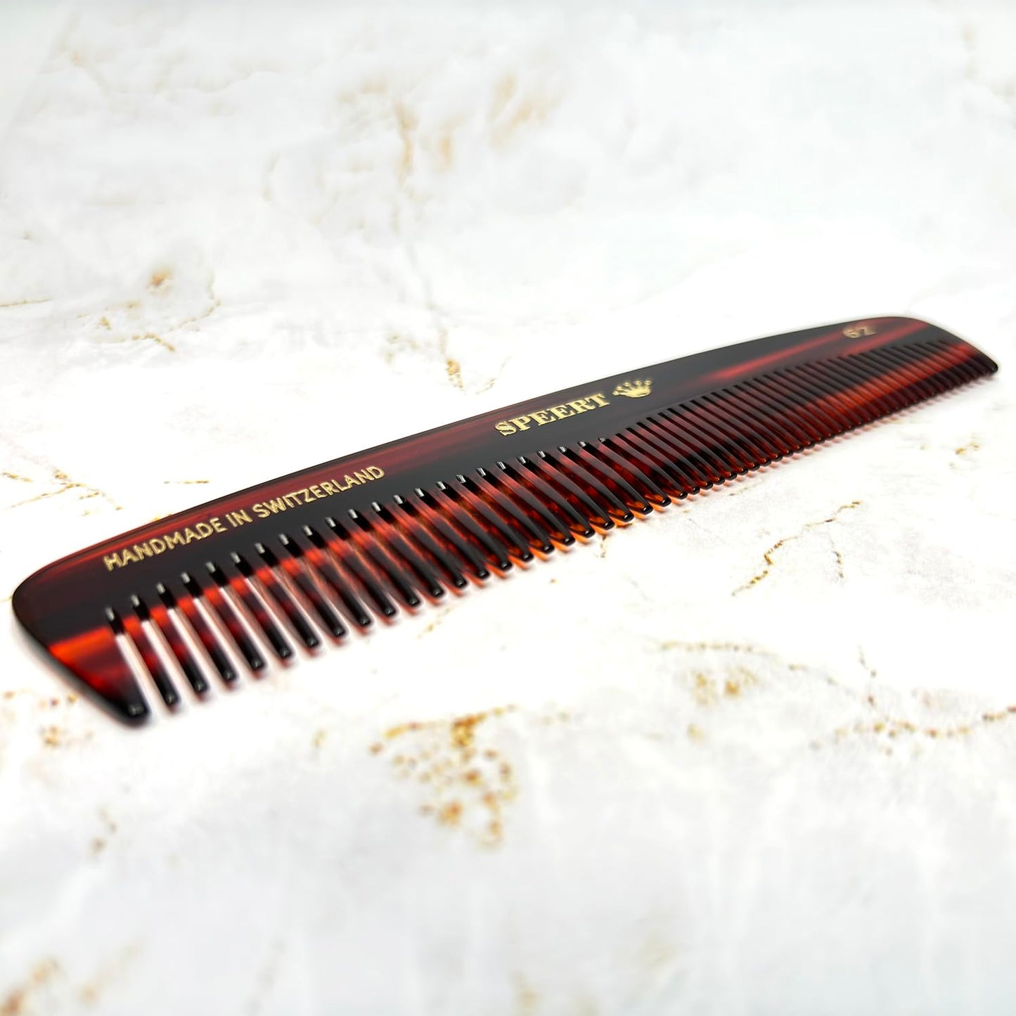#62 Handmade Wide Narrow Tooth Comb Tortoise Havana Acetate Thick Coarse Curly Thin Fine Straight Hair Detangling Parting Grooming Teasing Hair Styling Hairdresser Barber Hairdressing Wet Dry