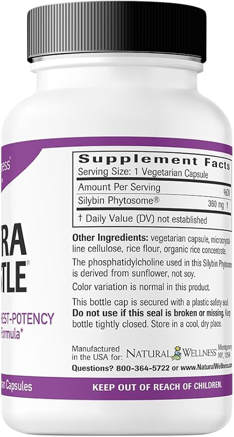 Natural Wellness Herbal Liver Cleanse & 1080mg - 30 Day