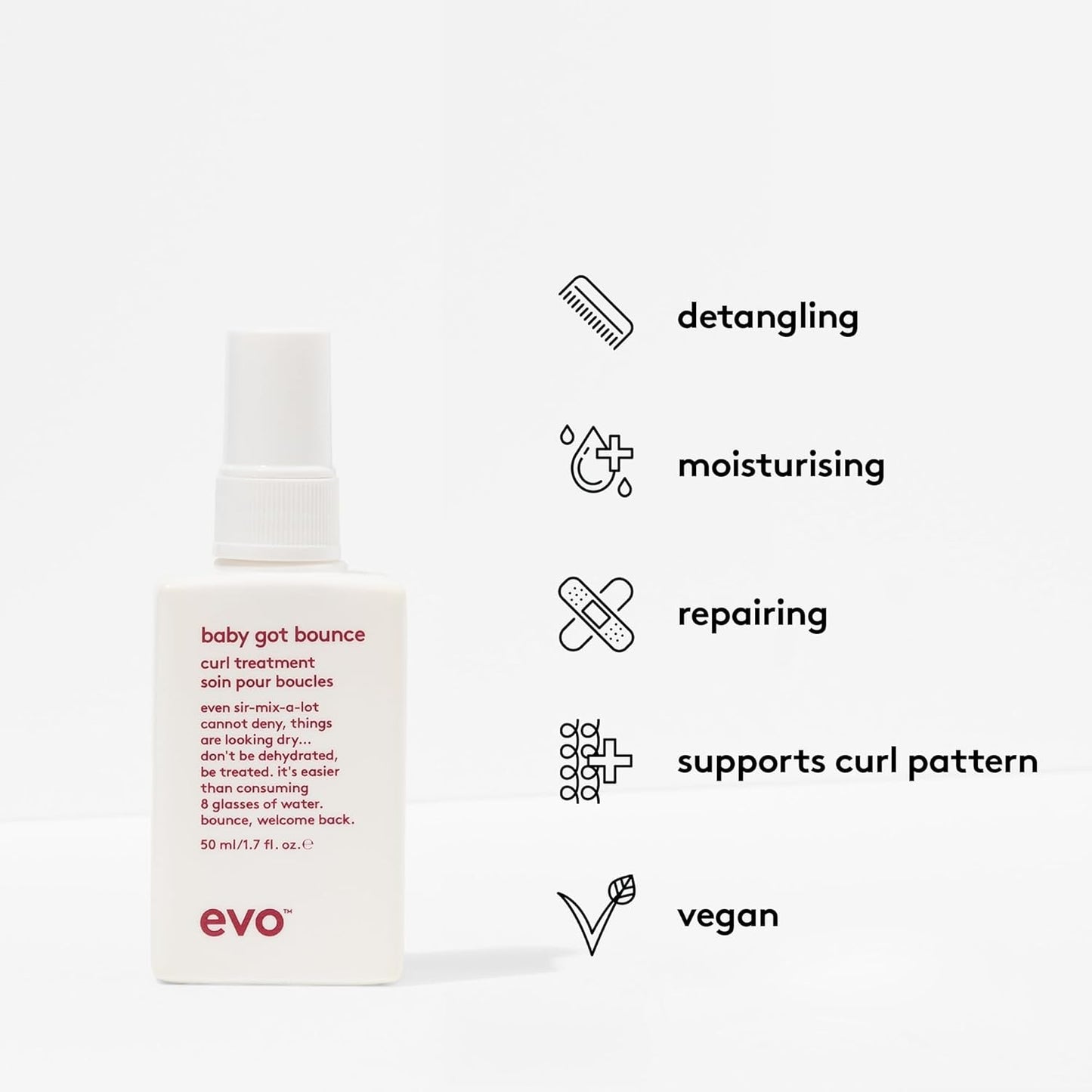 Evo Curl Haircare Gift Set, Includes Shampoo, Curl Balm, Curl Definer and Curl Treatment
