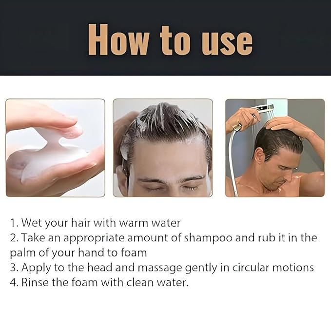 Shampoo, Root Activating Shampoo, Hair Thickening Shampoo,Natural Hair Regrowth Shampoos for Men Women(100ML)