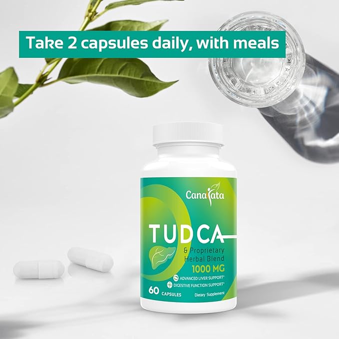 TUDCA Liver Support Supplements 1000mg 60 Vegan
