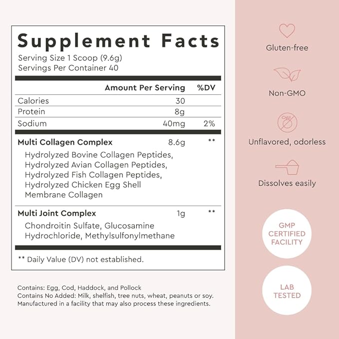 Alaya Multi Collagen Powder (40 Servings)