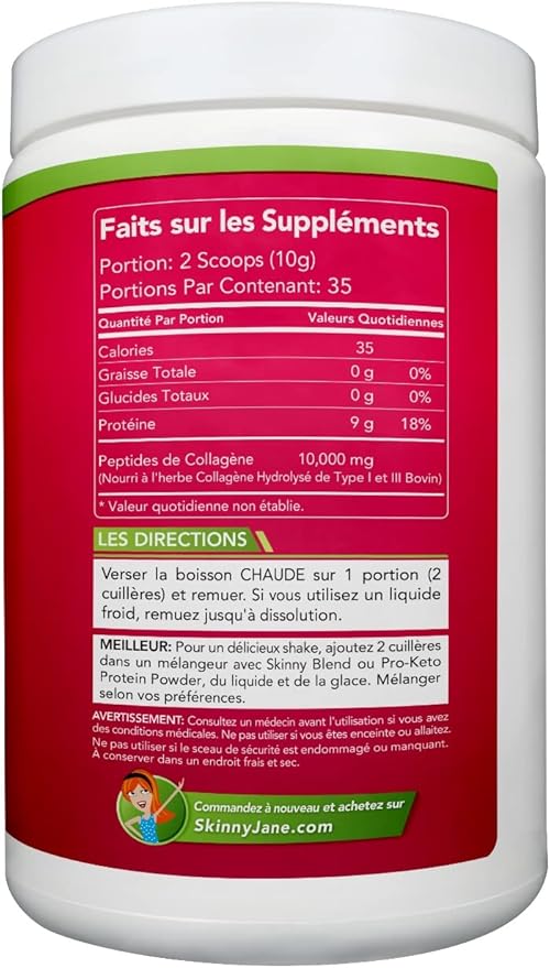 Premium Best Collagen Peptides Powder | Rejuvenates Skin | Healthy Hair and Nails | Supports Healthy Joints | Keto Friendly, Zero Carbs, Unflavored (35 Servings)