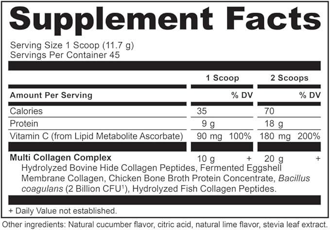 Ancient Nutrition Collagen Powder Protein, Multi 18.6oz