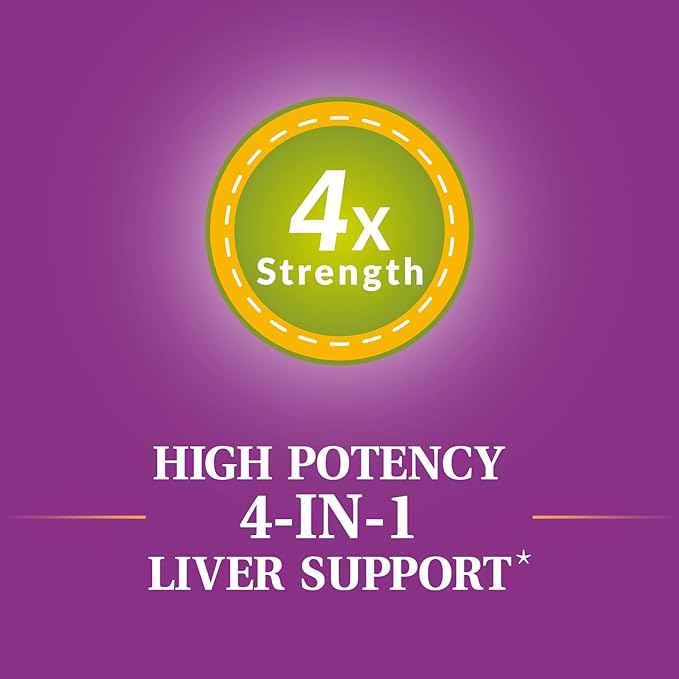 Milk Thistle Complex, 4-in-1 Liver Support, 30:1 Milk 80% Silymarin, 60 Vegetarian