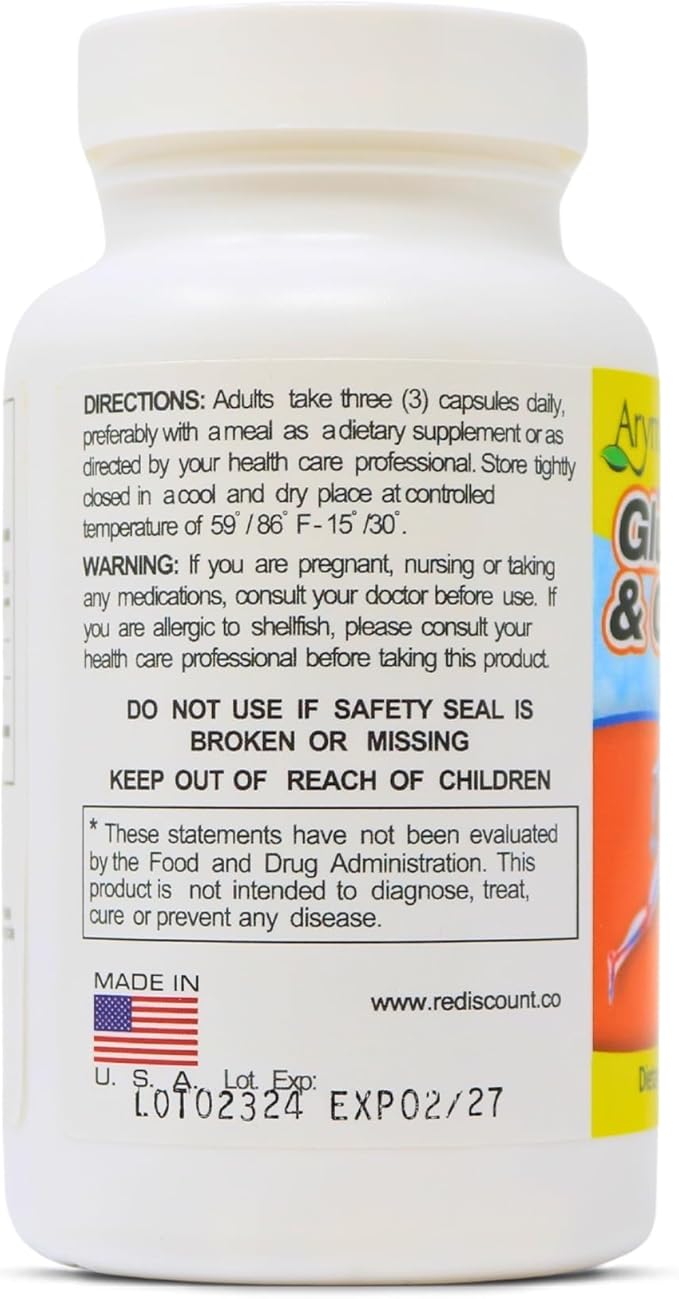 Glucosamine & Chondroitin 1500mg-1200mg with Collagen, (90 Capsules/Pack 1)