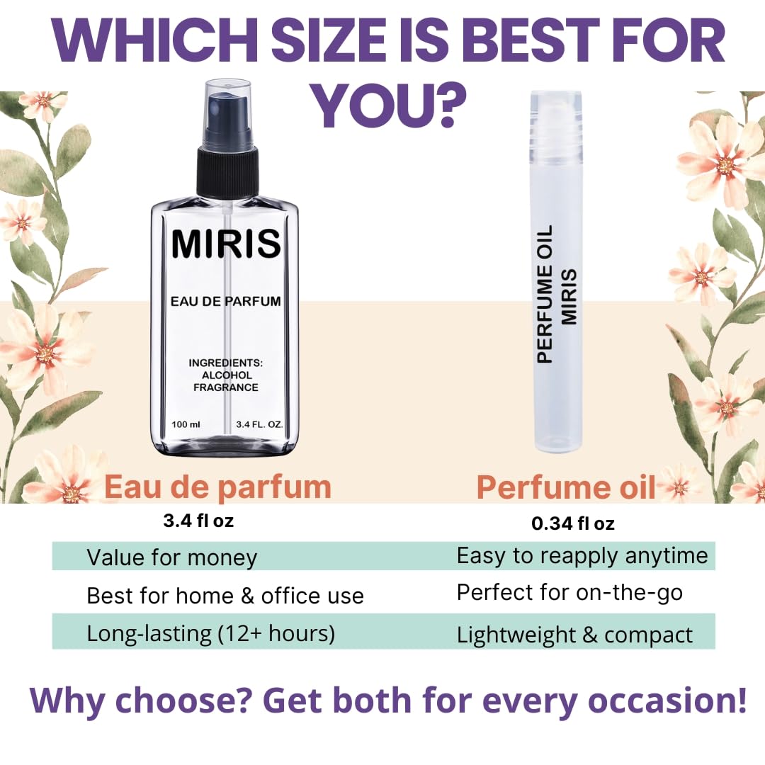 MIRIS No. 66626, Inspired by Orion, Long-Lasting Unisex Eau de Parfum for Women & Men, Spray 3.4 Fl Oz / 100 ml