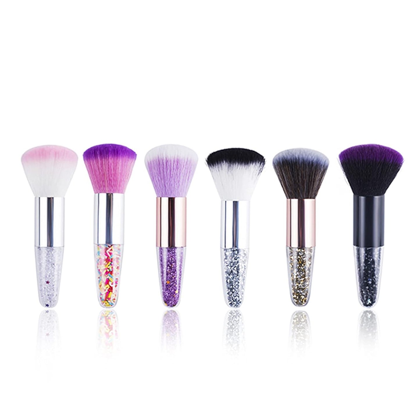 3 Pieces Nail Brushes Remove Dust Powder for Acrylic Nails Makeup Brushes Manicure Brush Clean Up Tools Nail Art Brush Set