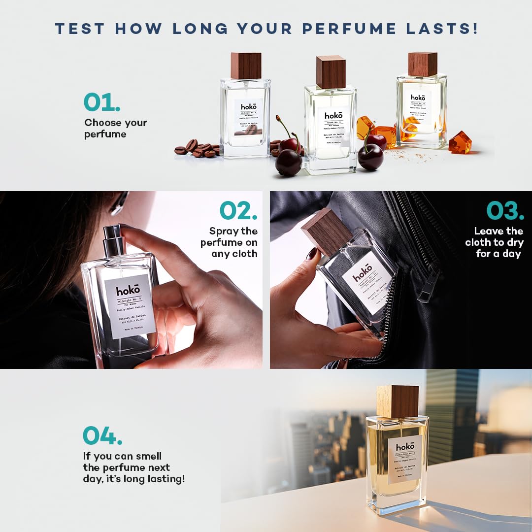 HOKO Cologne for Men - Victorious No. 1 – Pineapple Musk, Bergamot, Oakmoss, Extrait de Parfum, 1.7 Oz | Long - Lasting Mens perfume, Paraben Free