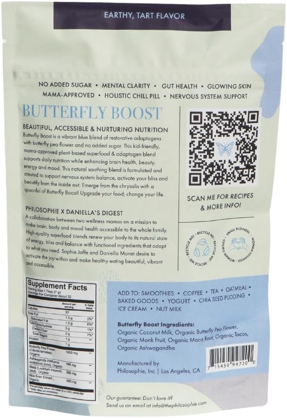 Philosophie Cosmic Elixir & Butterfly Boost Bundle - Superfood Powder Blends - All Natural Plant-Based 2pack