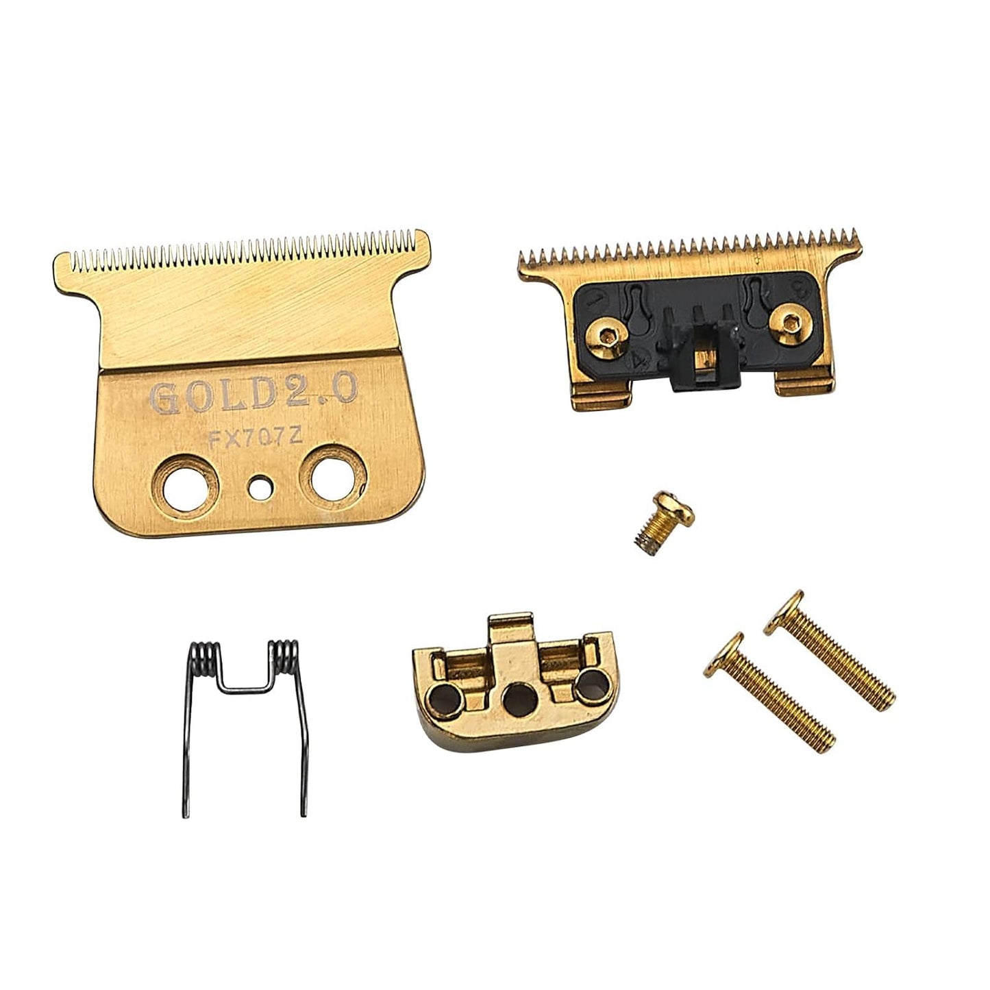 707GOLD2.0 Replacement Blades Compatible with BaBylissPRO FX787 & FX726 Trimmers, for Outlining Hair Trimmers (FX787)