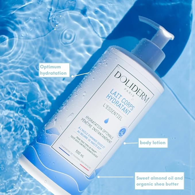 2x Hydrating Body Milk with Organic Shea Butter, Organic Sweet Almond Oil, and Allantoin โ 500ml x2 - Bundle