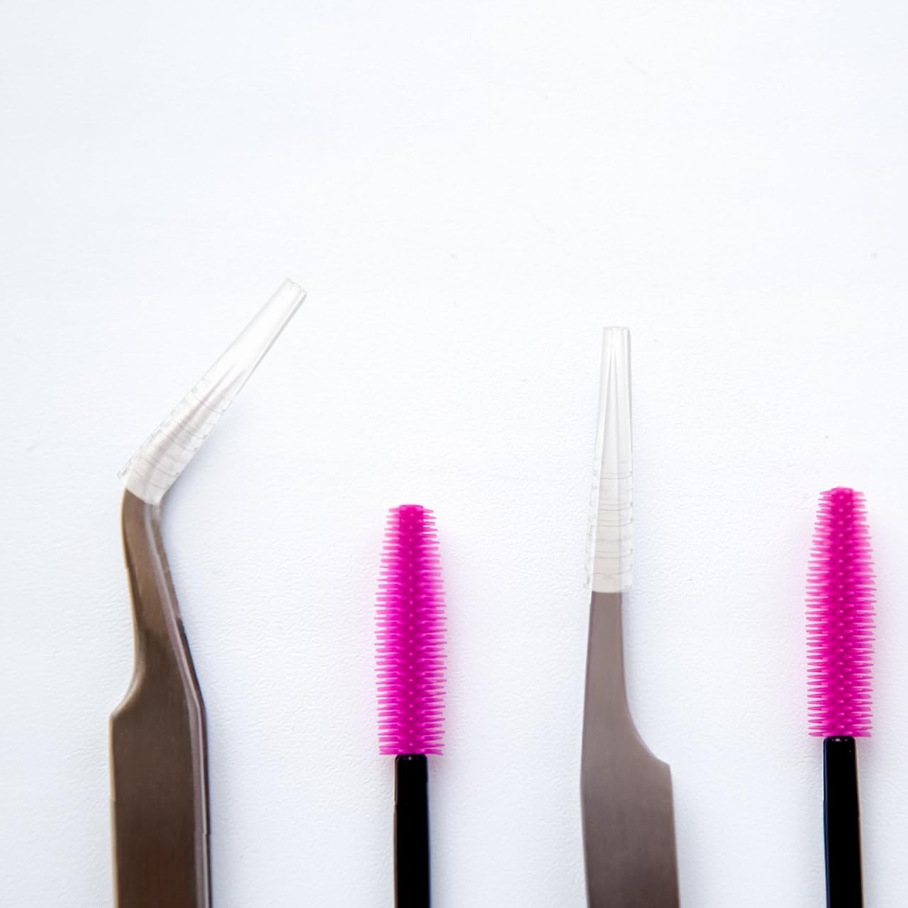 50pcs Tweezer Tip Covers: Clear Tweezer Point Protectors Cap - Makeup Beauty Supplies, General Size