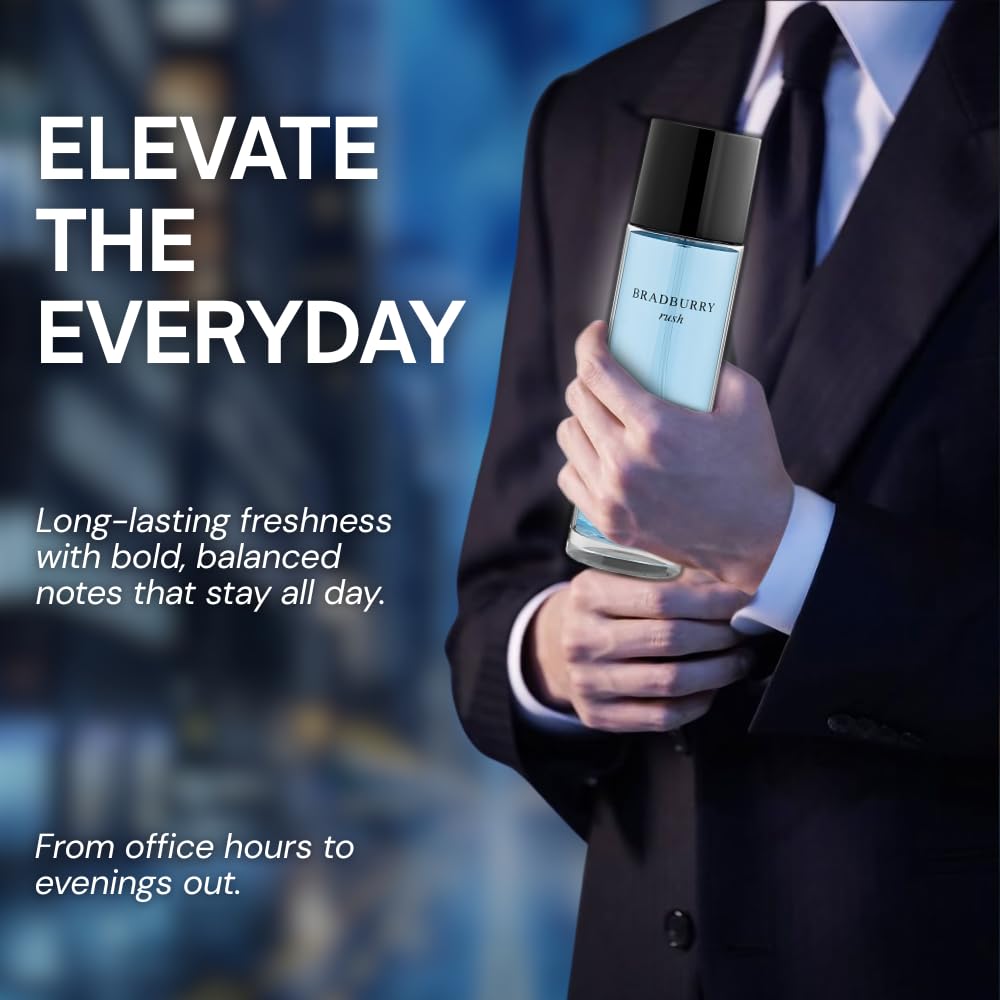 Perfume for Men –INSPIRED by A WORLD RENOWNED MEN’S PERFUME – Artemisia, Violet Leaf, Nutmeg, Vetiver – Fresh, Spicy, Elegant, Long-Lasting Eau De Parfum 100ml (3.4 fl oz)