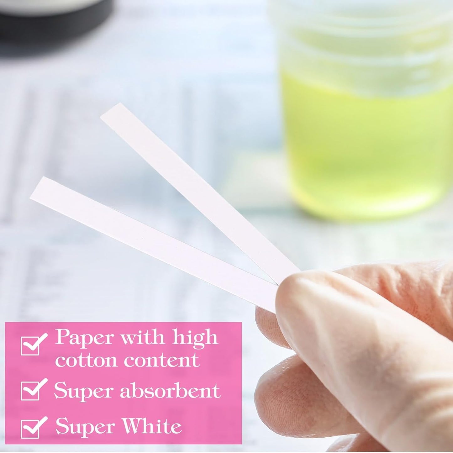 Konohan 1000 Pieces Fragrance Strips Perfume Test Strips Disposable White Blotter Essential Oils Paper Tester for Aromatherapy Testing Fragrances Scents(13.3 x 0.8 cm,Sharp)