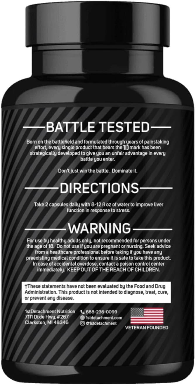 1st Detachment - QRF 3 in 1 Liver 60 Capsules (30 Servings)