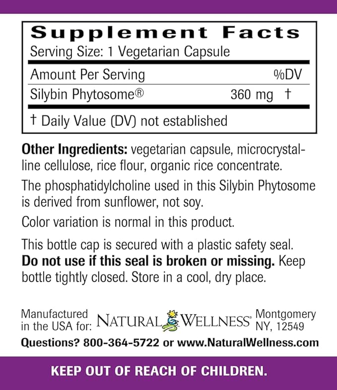 Natural Wellness Herbal Liver Cleanse & 1080mg - 30 Day