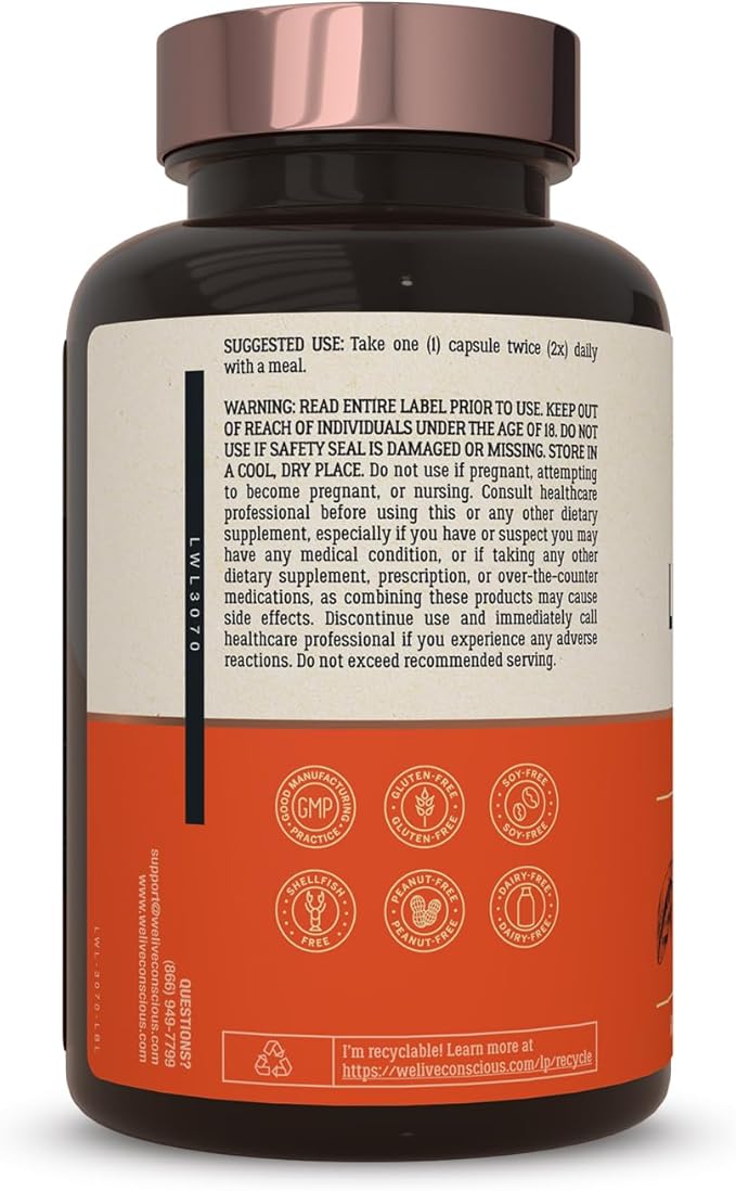 LiverWell Liver Cleanse, Rejuvenation, Metabolic Support 60 Caps