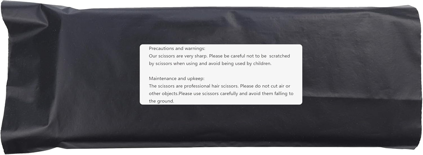 6/7/8 inch Cutting Thinning Styling Tool Rainbow Hair Scissors Professional Hairdresser Hairdresser Scissors Set (6-inch 2pc)