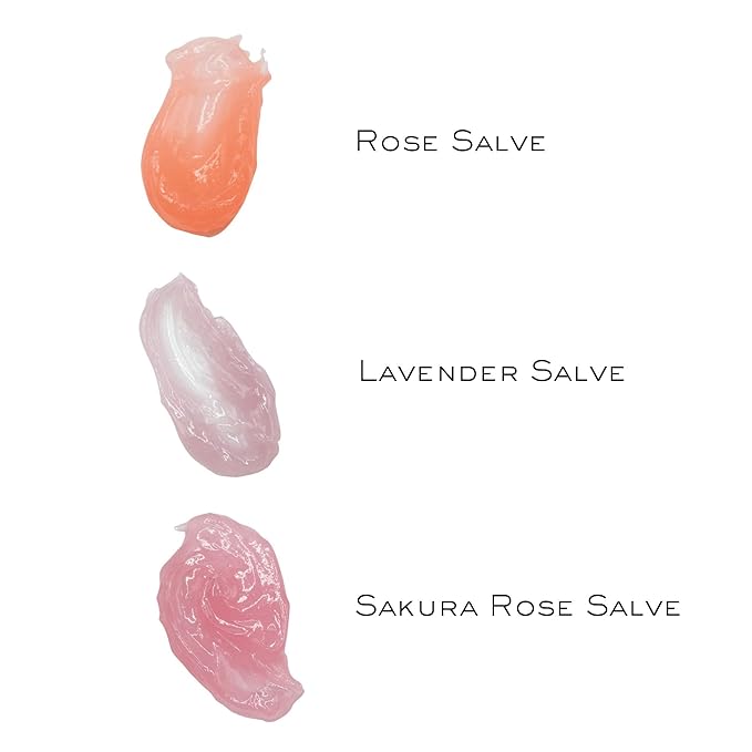 C.O. Bigelow All Purpose Salves, Variety Pack of 3 Lip Balm Tins for Chapped Lips & Dry Skin - Classic Rose, Lavender & Sakura Rose Moisturizing Lip and Skin Salves, 0.8 oz each