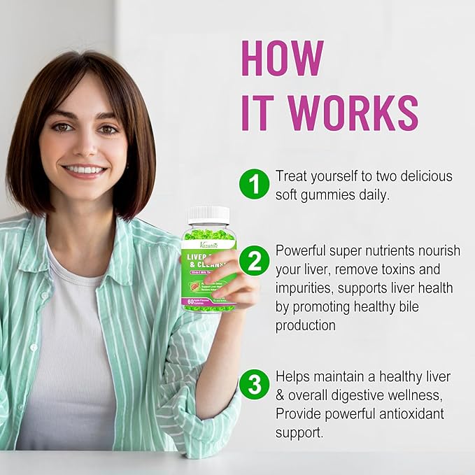 Liver Cleanse Detox & Repair Gummies, 120ct