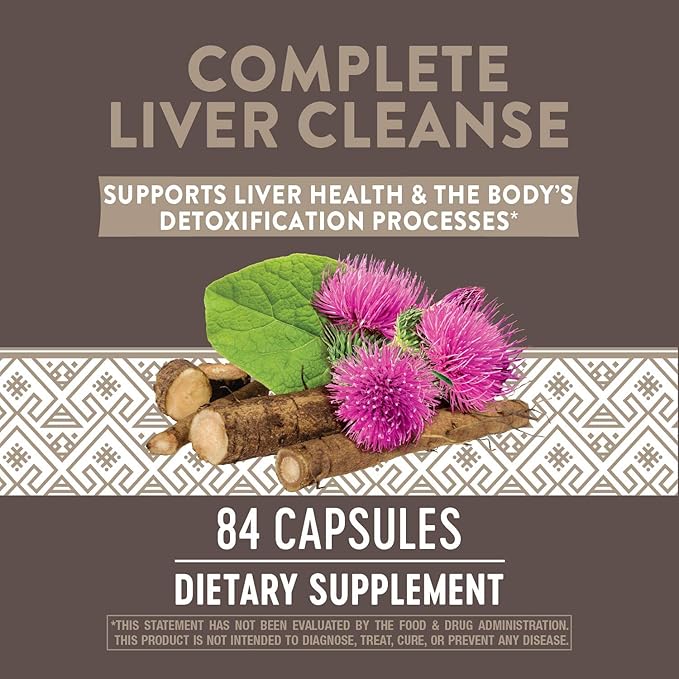 Nature's Way Complete Liver Cleanse, Supports 84 Capsules