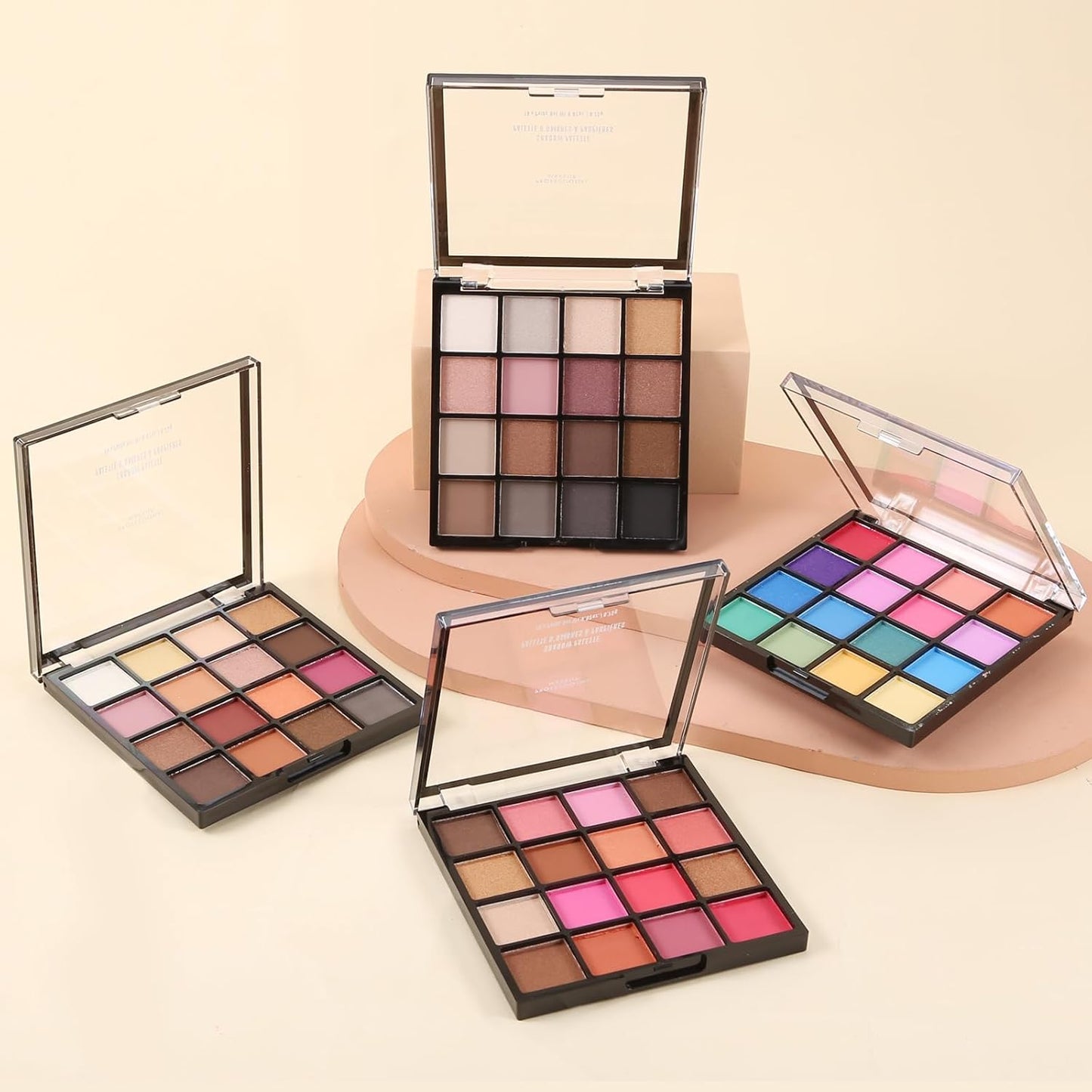 Boobeen Colorful Eyeshadow Palette Makeup-16 Colors, Matte and Glitter Eyeshadow, Bright Eyeshadow palettes, Blendable, Easy to Build Dramatic Glamour Looks (2#)
