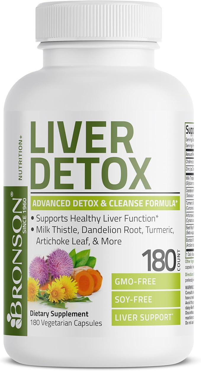 Bronson Liver Detox Advanced Detox & 180 Vegetarian