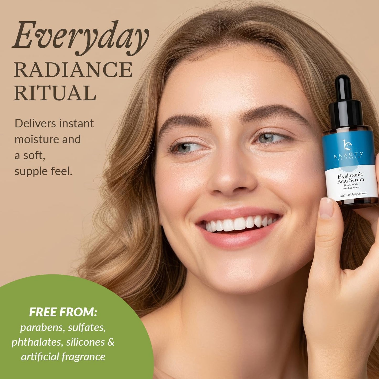 Face Serum - Hyaluronic Acid Serum for Face Anti Aging Serum with Hyaluronic Acid & Aloe Vera Hydrating Serum, Anti Wrinkle Serum for Face (2 Fl Oz)