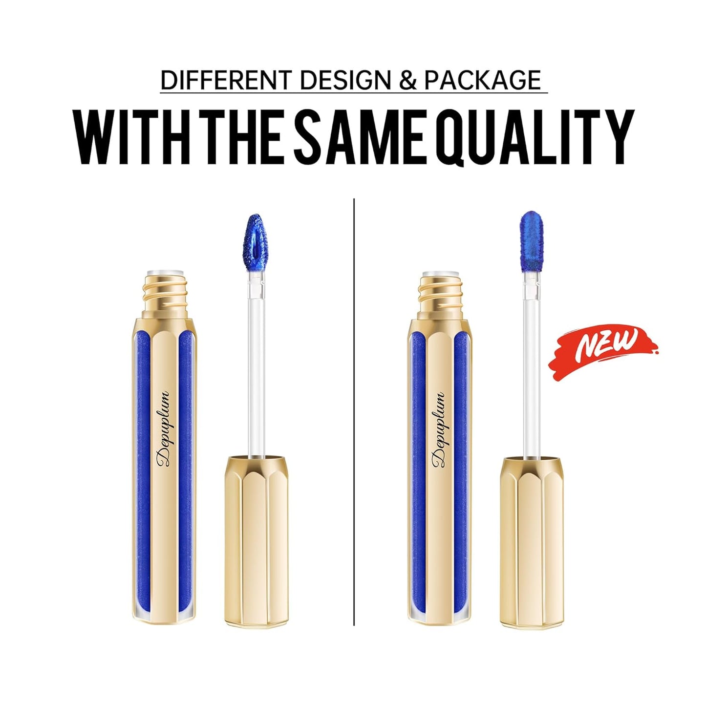 Black Lipsticks for Women Metallic Lipstick Long Lasting Non Stick Cup Lip Gloss, Shimmer Lightweight Hydrating Full Coverage Lip Color, DP120 Boardwalk