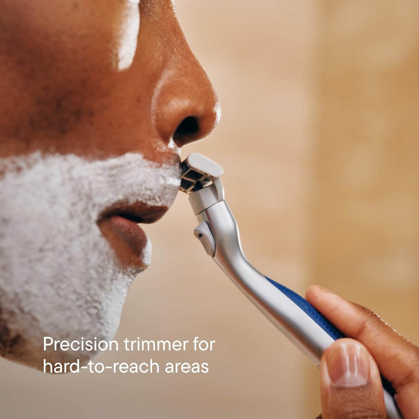 HARRY'S PLUS: Shaving Kit for Men - Premium Handle, 5 Razor Blade Cartridges, Foaming Shave Gel, and Travel Blade Cover - Advanced Pivoting System - Tide