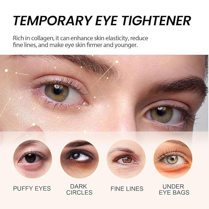 Naturals Instant Eye & Face Lift Cream Rapid Under Eye Bags Wrinkles Puffiness Remover for Women and Men in 60s -Temporary Firming & Tightening Treatment - Wrinkle Filler (3pcs)