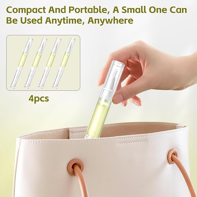 Nailz Nail ๐๐ซ๐จ๐ฐ๐ญ๐ก Pen,Radiant Nail Growth GIL,Radiant Nail Growth Oil Pen,Cuticle Oil for Nails,Nail Strengthener, for Moisturize Strengthen Nail Care,Finger Edge Manicure Nourishing Pen(4PCS)