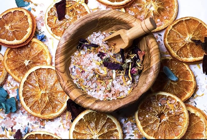 Tub Tea Natural & Organic Floral with Bath Salts- Handmade Herbal Soak for Relaxation & Muscle Relief! Self Soothing Bath Experience! These Tub Tea Herbal Bath Bags Make Great Gifts! (Pack of 1)