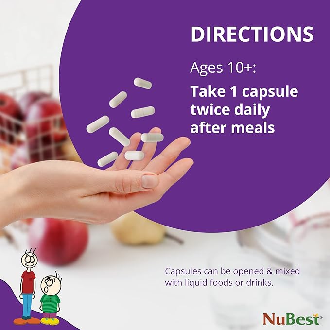 NuBest Tall 10+ - Advanced Bone Strength Formula - Supports Immunity, Healthy Development & Optimal Wellness - for Children (10+) & Teens Who Drink Milk Daily - 2 Pack | 2 Months Supply
