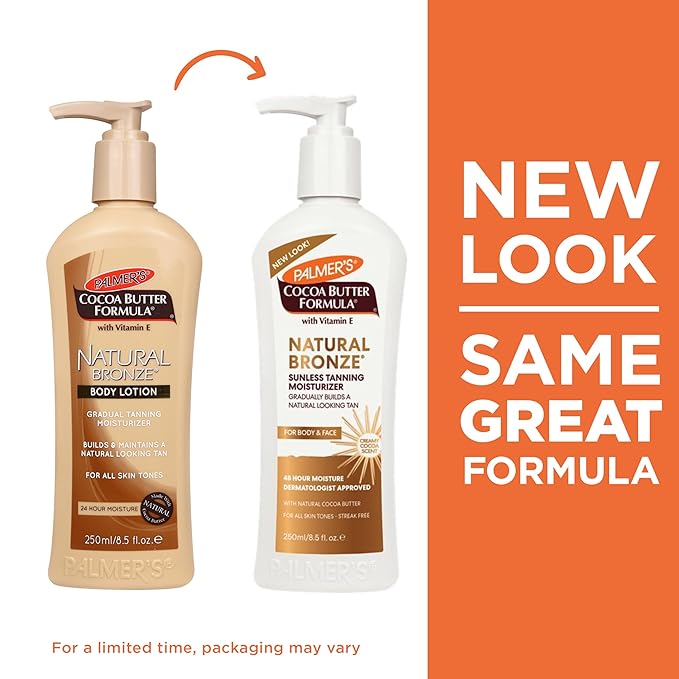 Palmer's Cocoa Butter Formula Natural Bronze Body Lotion, 8.5 Ounces (Pack of 3)