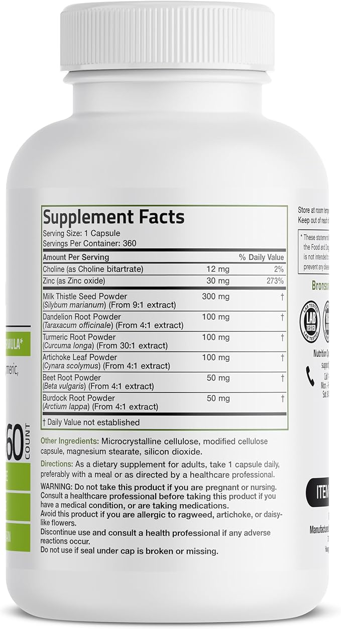 Bronson Liver Detox Advanced Detox & 360 Vegetarian
