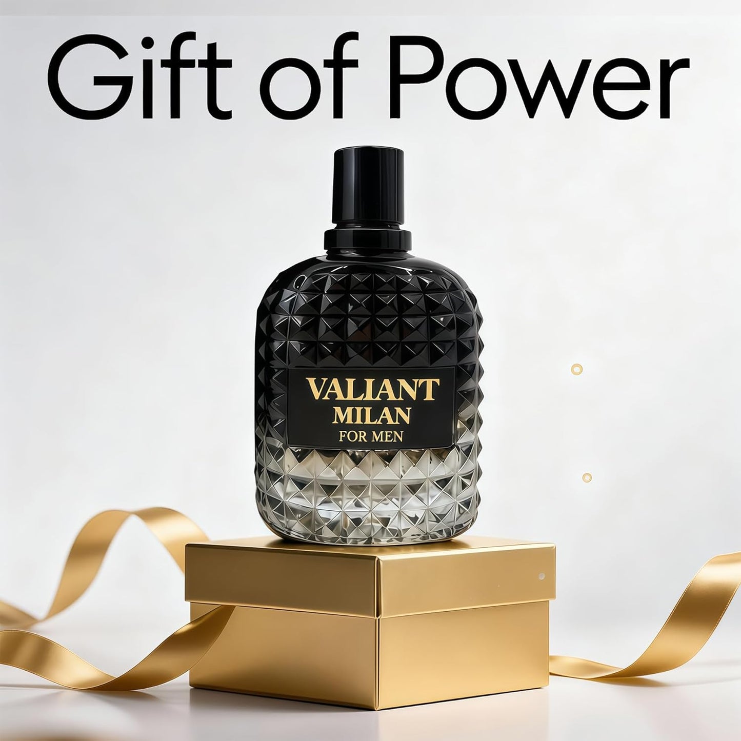 Cologne for Men Valiant Milan 3.4 Fl Oz Eau de Parfume Spray Noted with Floral,Lemon, Rose Essence, Sensual White Musk Fragrance Men's Perfume for Daily Use