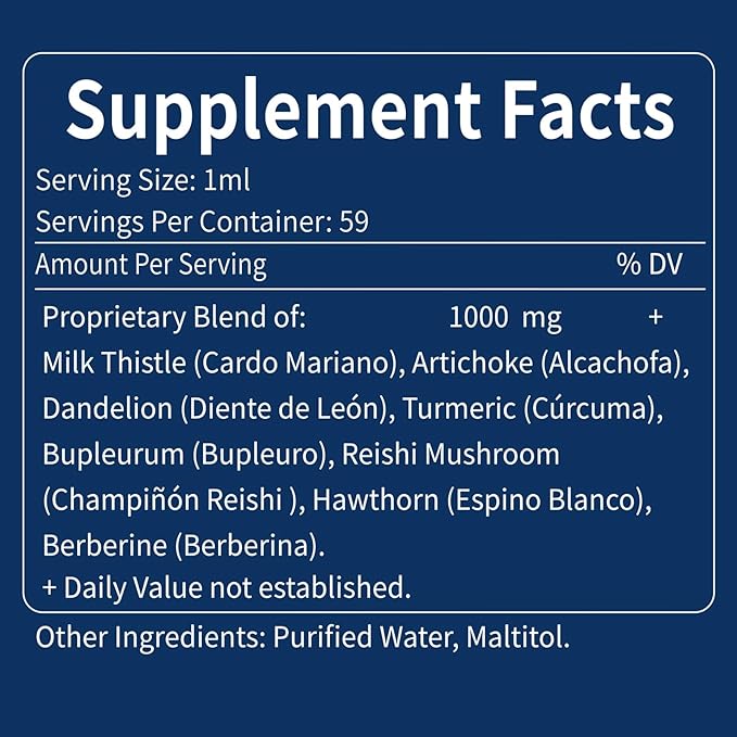 Milk Thistle Liver Support Drops Extract.2oz