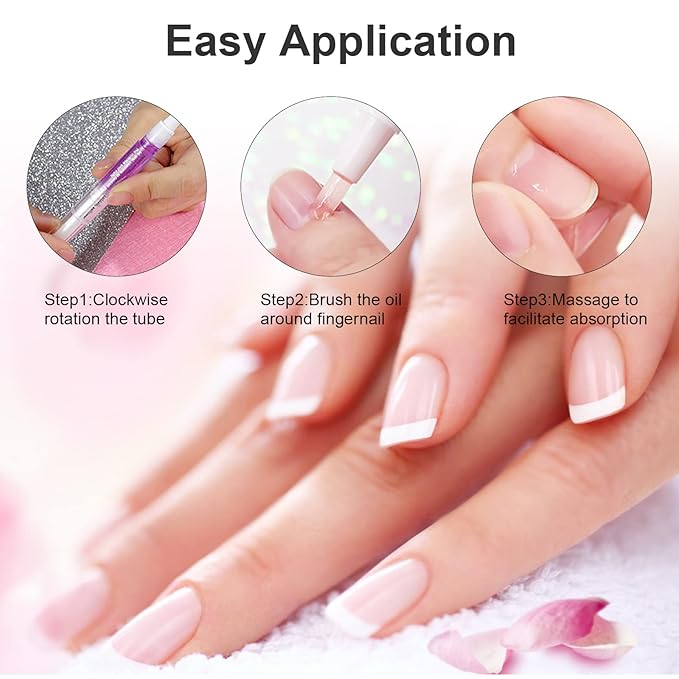 8Pcs Flavors Nail Revitalize Oil Pen Nail Treatment Kit Set