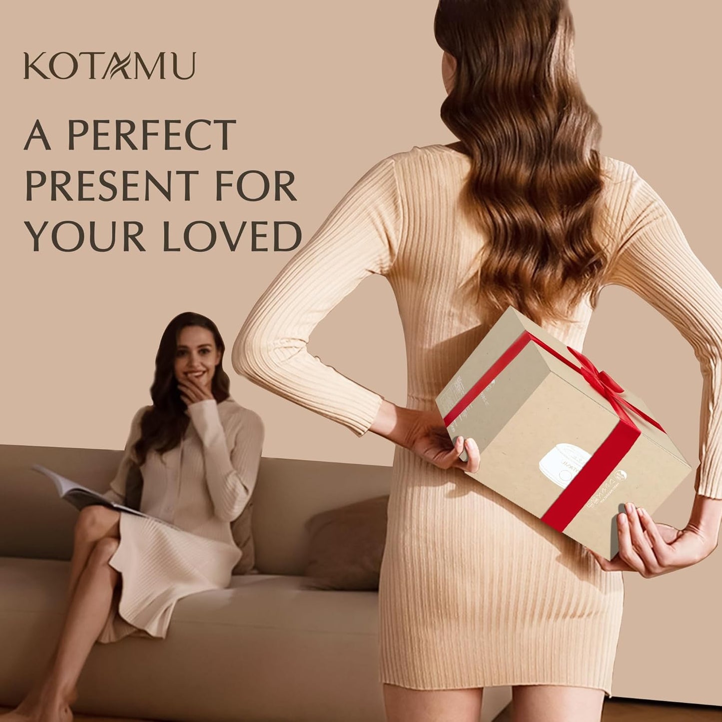 KOTAMU Waxing Kit-Professional Wax Warmer for Women& Men Hair Removal,Black Waxing Machine With Silicone Pot, Sensitive Skin Friendly Body Wax Kit Ideal for Face Bikin Brazilian Leg Home Salon