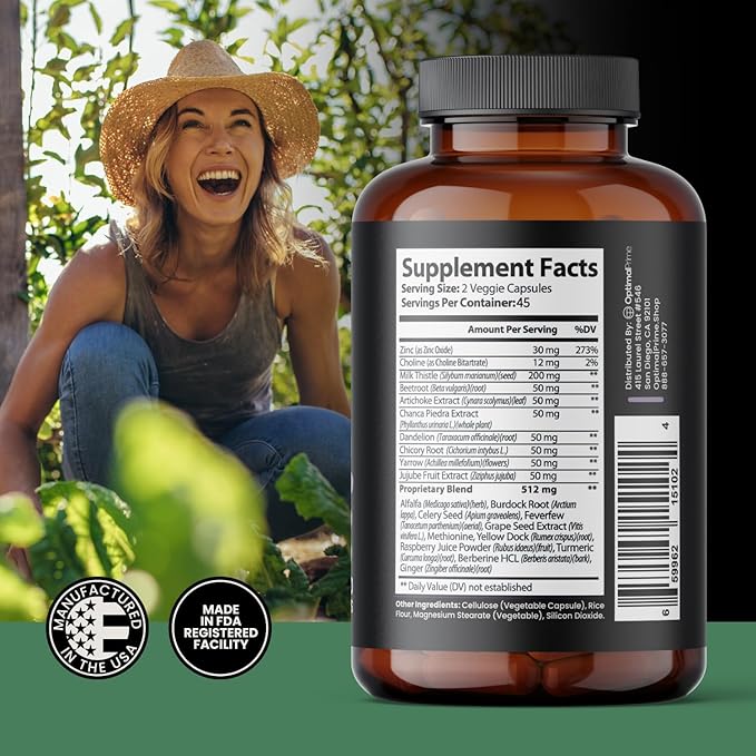 Liver Cleanse Detox & Repair, Milk 90 Capsules