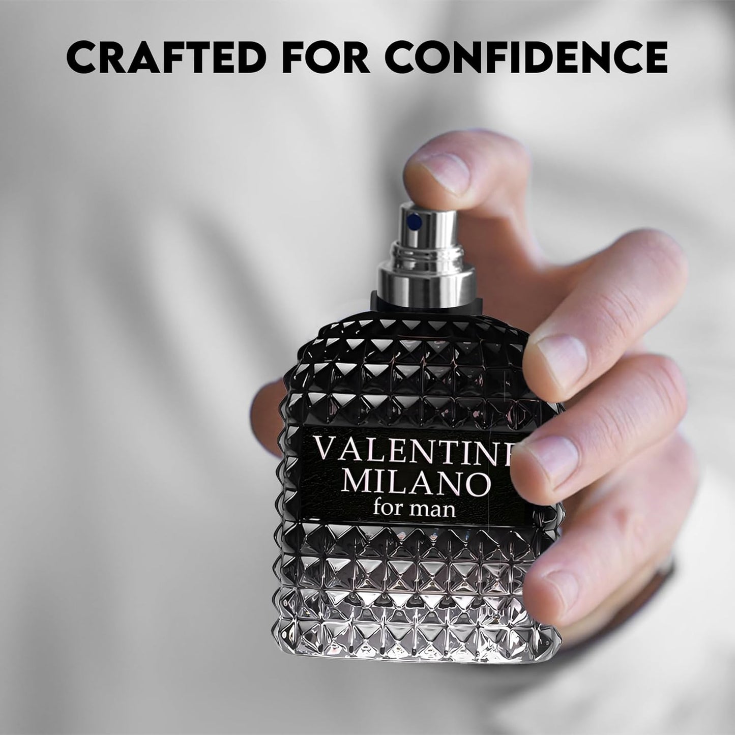 2PCS Valentine Milano/Su Eau De Toilette for Men-Fresh,Romantic Scent Perfume for Men 3.4 Fl Oz Each Mens Cologne For All Skin Daily Used