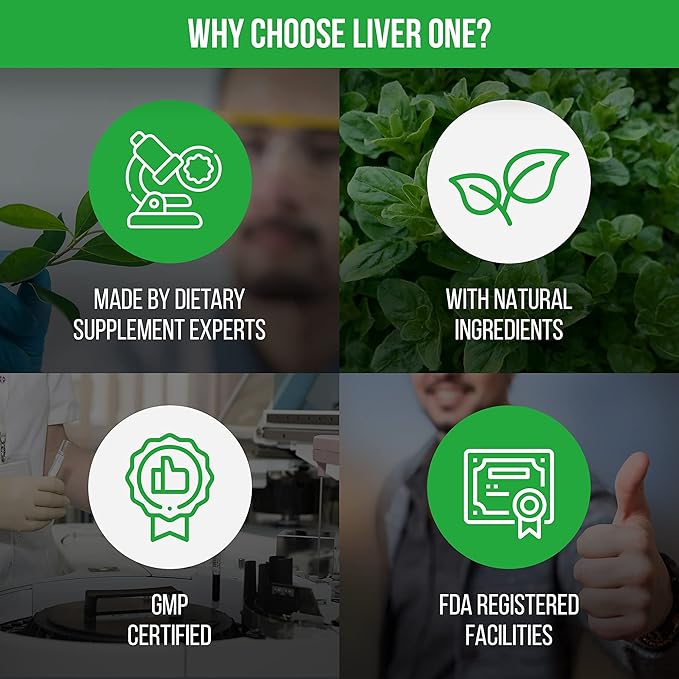 Liver One Supplements 10 Natural 30 Day